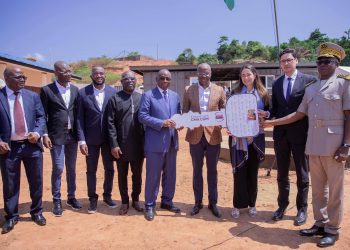 Une école primaire construite par les fondations CMA CGM et Magic System remise à l’État 1 Inauguration EPP Magic System de San-Pedro